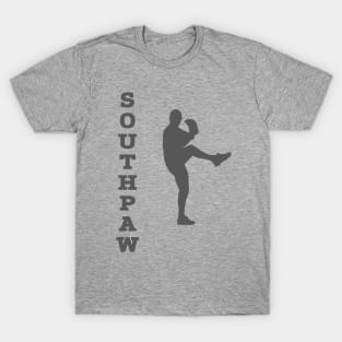 Baseball Left Handed Pitcher Southpaw Pitching T-Shirt